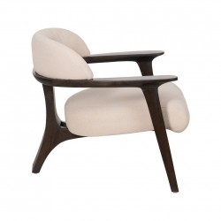 Πολυθρόνα από Ξύλο Teak, με πολυεστερικό Ύφασμα Πολυθρόνα από Ξύλο Teak, με πολυεστερικό Ύφασμα