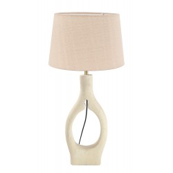 ΞΥΛΙΝΗ ΛΕΥΚΗ ΛΑΜΠΑ ΤΡΑΠΕΖΙΟΥ