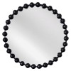 Μεταλλικός Μαύρος Στρογγυλός Καθρέφτης