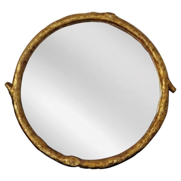 Ξύλινος Χρυσός Καθρέφτης