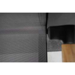 Ανθρακί Καρέκλα Αλουμινίου με Teak Μπράτσα