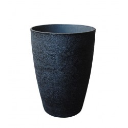 Γλάστρα Μαύρη Τσιμέντου Γλάστρα Μαύρη Τσιμέντου