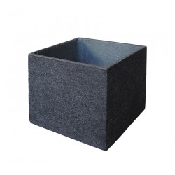 Γλάστρα Μαύρη Τσιμέντου Γλάστρα Μαύρη Τσιμέντου