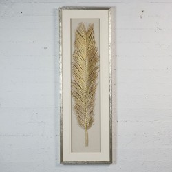 Διακοσμητικό Τοίχου Φτερό Χρυσό