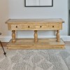 Ξύλινη Κονσόλα με 4 Συρτάρια