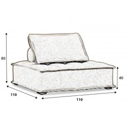 Element Charcoal Single Sofa Element Charcoal Single Sofa