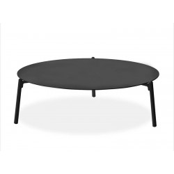 Coffee Table Αλουμινίου Στρογγυλό Dark Grey  Coffee Table Αλουμινίου Στρογγυλό Dark Grey