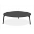 Coffee Table Αλουμινίου Στρογγυλό Dark Grey 