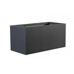 Γλάστρα Πήλινη Ορθογώνια "Solid" Μαύρη L Γλάστρα Πήλινη Ορθογώνια "Solid" Μαύρη L