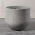  Γλάστρα Τσιμεντένια Στρογγυλή "BloomBox" Γκρι
