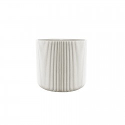 Γλάστρα Πήλινη Κύλινδρος "Riviera" Μπεζ με Ρίγες Γλάστρα Πήλινη Κύλινδρος "Riviera" Μπεζ με Ρίγες