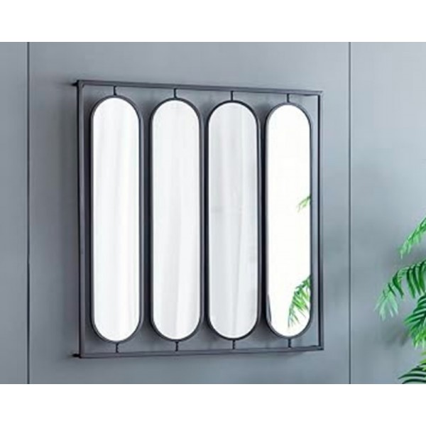 Μεταλλικός Μαύρος Περιστρεφόμενος Καθρέφτης