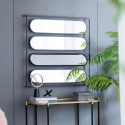 Μεταλλικός Μαύρος Περιστρεφόμενος Καθρέφτης