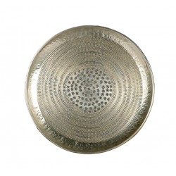 Μεταλλική Ασημί Ματ Πιατέλα Μεταλλική Ασημί Ματ Πιατέλα