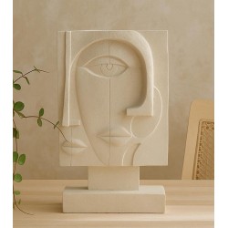 Διακοσμητική Λευκή Φιγούρα Πολυρεσίνης