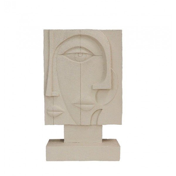 Διακοσμητική Λευκή Φιγούρα Πολυρεσίνης Διακοσμητική Λευκή Φιγούρα Πολυρεσίνης