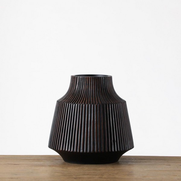 Καφέ Βάζο Πολυρεζίνης Καφέ Βάζο Πολυρεζίνης