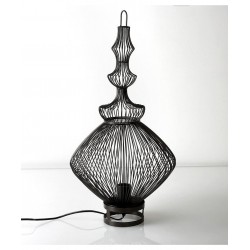 Μεταλλική Μαύρη Λάμπα Τραπεζιού