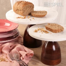 Μαρμάρινος Δίσκος σε Ξύλινη Βάση Μαρμάρινος Δίσκος σε Ξύλινη Βάση