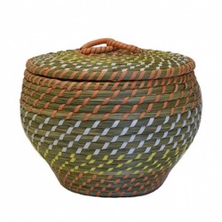 ΚΑΛΑΘΙ ΨΑΘΙΝΟ ΜΕ ΧΡΩΜΑΤΙΣΤΕΣ ΠΑΣΤΕΛ ΡΙΓΕΣ & ΚΑΠΑΚΙ