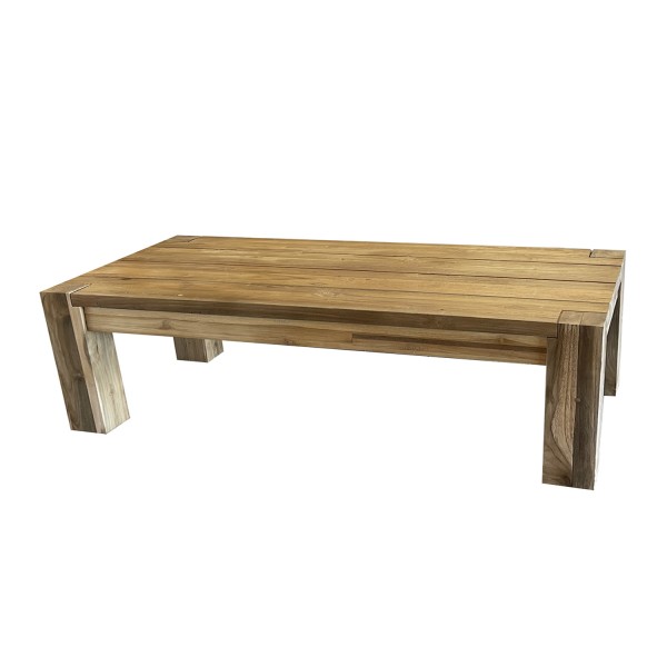 COFFEE TABLE ΑΠΟ ΑΝΑΚΥΛΩΜΕΝΟ ΞΥΛΟ ΤΕΑΚ 1.7Μ