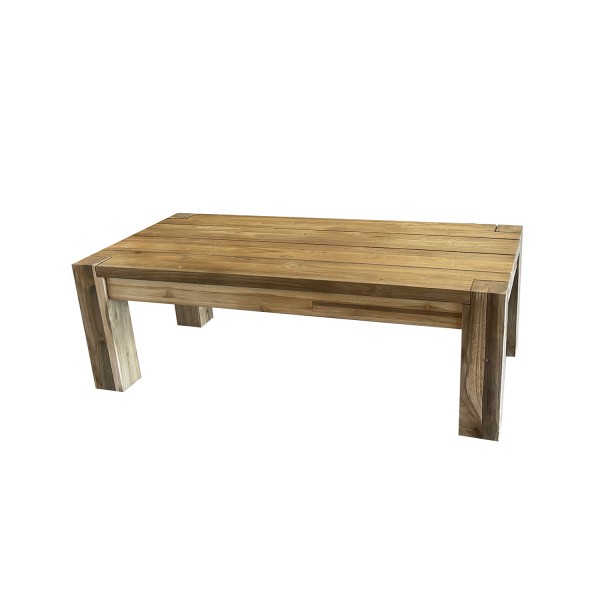 COFFEE TABLE ΑΠΟ ΑΝΑΚΥΛΩΜΕΝΟ ΞΥΛΟ ΤΕΑΚ 1.4Μ