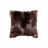 Μαξιλάρι από Καφέ Συνθετική Γούνα
