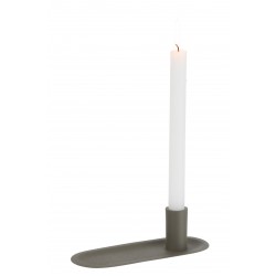 Μεταλλικό Κηροπήγιο με Δισκάκι