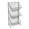 METAL STAND WITH 3 BASKETS 101CM