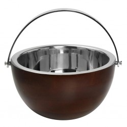 Σαμπανιέρα Ανοξείδωτη με Ξύλο Μάνγκο Σαμπανιέρα Ανοξείδωτη με Ξύλο Μάνγκο