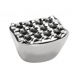 Σταχτοδοχείο Αλουμινίου Αντιανεμικό Ασημί