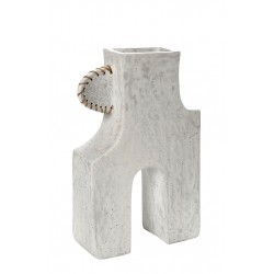 Βάζο Ecomix Λευκό από Ανακυκλωμένο Πεπιεσμένο Χαρτί Βάζο Ecomix Λευκό από Ανακυκλωμένο Πεπιεσμένο Χαρτί