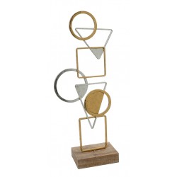 ΕΠΙΤΡΑΠΕΖΙΟ ΔΙΑΚ. ΜΕΤΑΛ-ΞΥΛΟ ΧΡΥΣΟ ΓΕΩΜΕΤΡΙΚΟ 60,3X25,5X12 ΕΠΙΤΡΑΠΕΖΙΟ ΔΙΑΚ. ΜΕΤΑΛ-ΞΥΛΟ ΧΡΥΣΟ ΓΕΩΜΕΤΡΙΚΟ 60,3X25,5X12