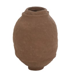 Βάζο Paper Mache Καφέ Μ Βάζο Paper Mache Καφέ Μ