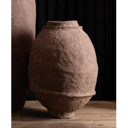 Βάζο Paper Mache Καφέ Μ Βάζο Paper Mache Καφέ Μ