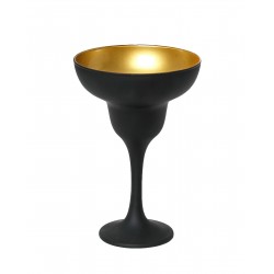 CURVED MARGARITA GLASS BLACK 305CC