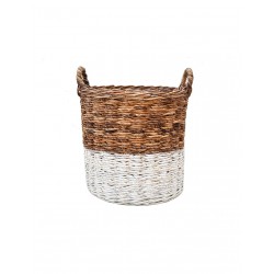 Καλάθι Μπανανιάς Φυσικό Λευκό 