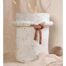 Βάζο Ecomix Λευκό από Ανακυκλωμένο Πεπιεσμένο Χαρτί Βάζο Ecomix Λευκό από Ανακυκλωμένο Πεπιεσμένο Χαρτί