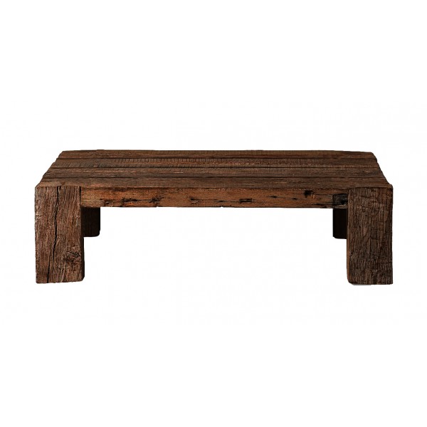 Coffee Table Τετράγωνο από Ανακυκλωμένο Ξύλο Teak 1,5Μ