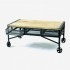 Coffee table με σιδερένιες ρόδες  3 συρτάρια  και επιφάνεια ξύλου