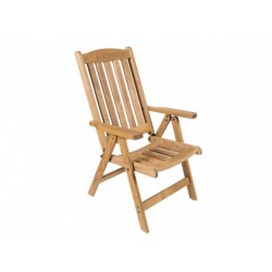 BEECH WOOD 5 POSITION HIGH BACK CHAIR IN NATURAL COLOR