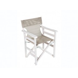 Director's chair in white beech wood