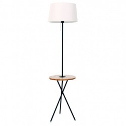 Floor lamp with table in the middle