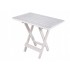 Τραπέζι Πτυσσόμενο από Ξύλο Οξιάς Λευκό 0.85M