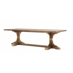 Rectangular recycled teak wood table Devin
